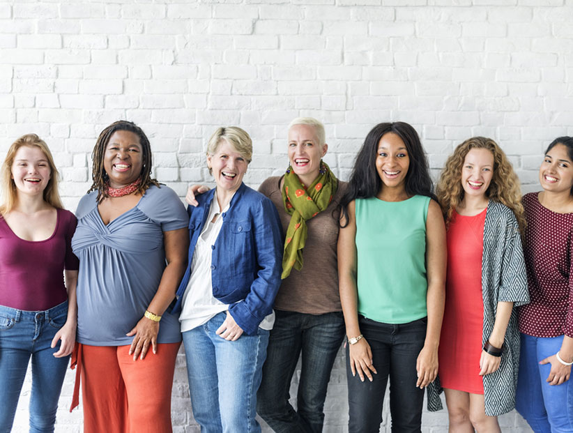 women laughing