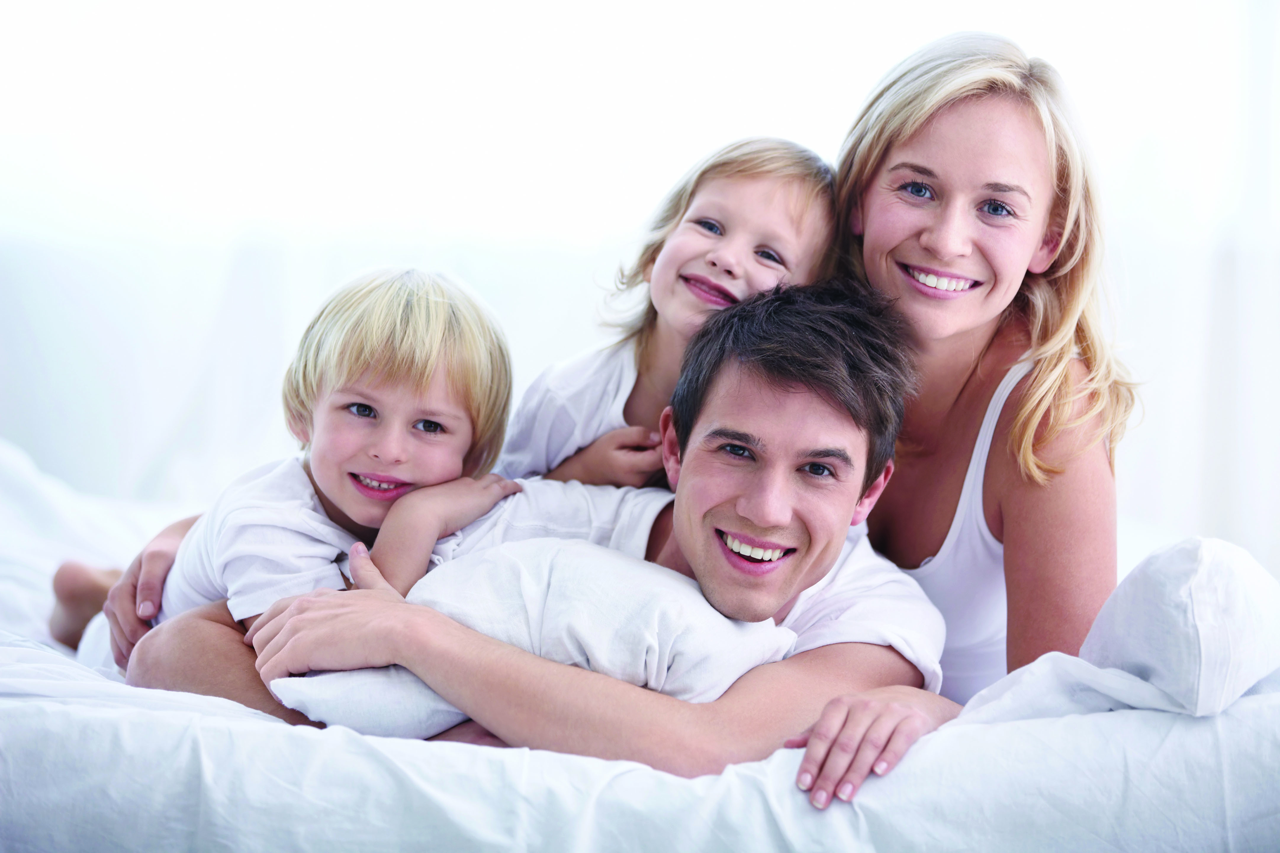 family hugging