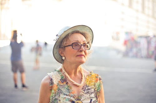 old lady on the street