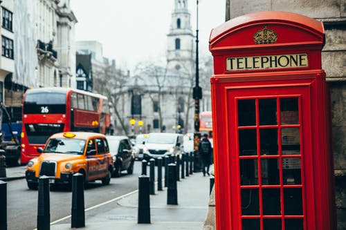 london telephone booth