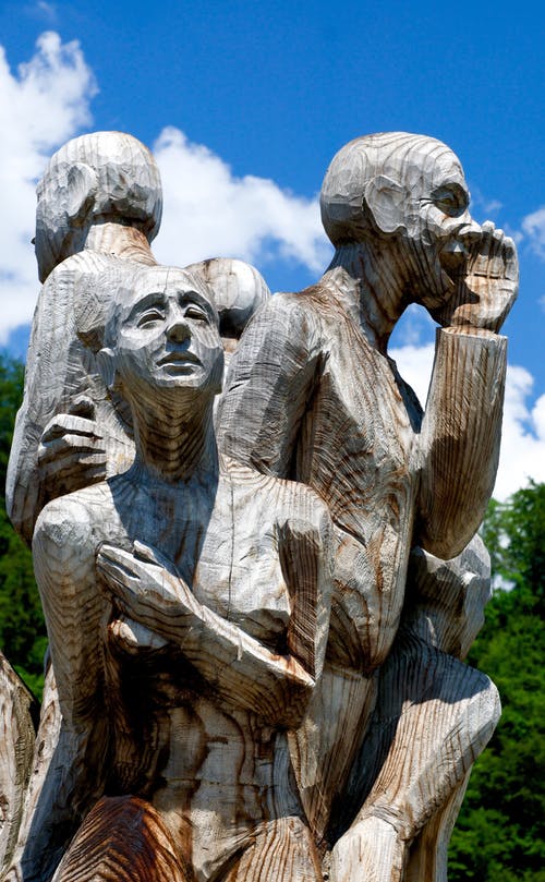 wooden statue