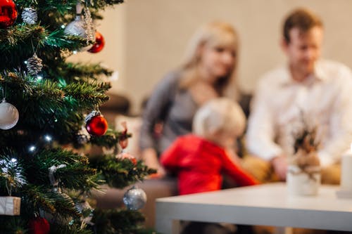 family on Christmas